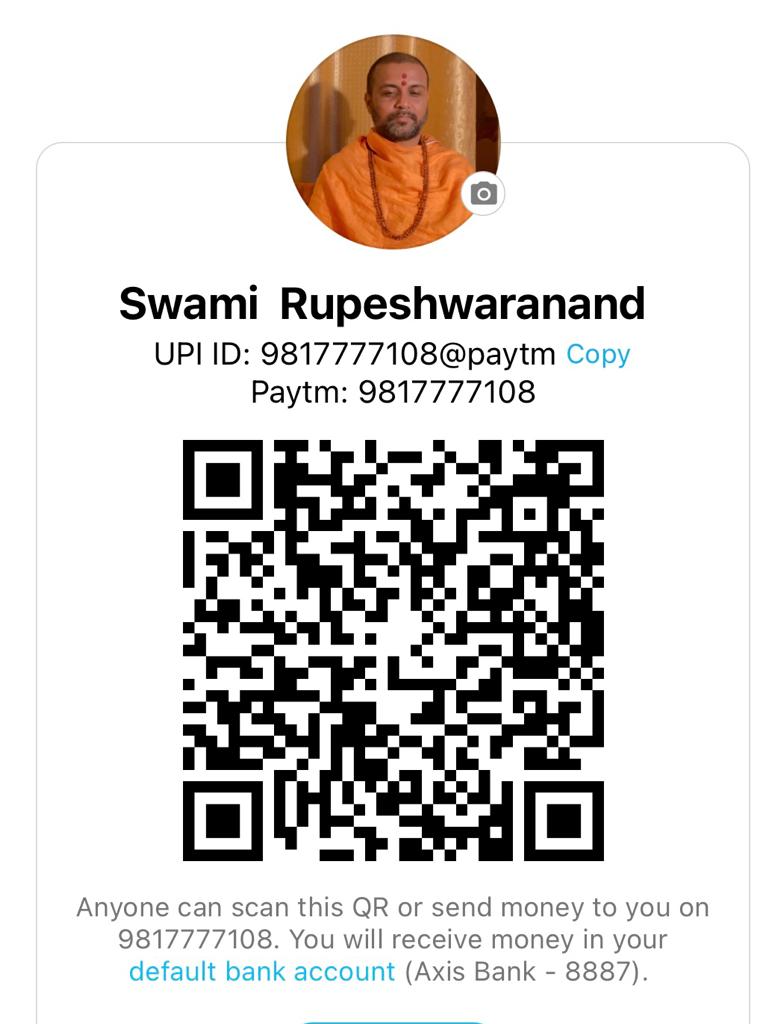 Donation QR for Ashram